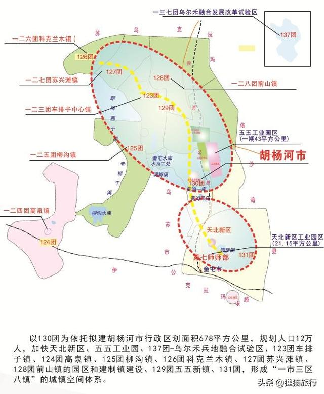 胡杨河市属于什么区，胡杨河市辖区（以胡杨命名的城市——新疆胡杨河市）