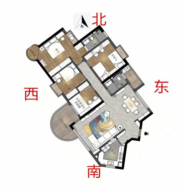 n指的是南还是北，N是南还是北（东南西北分不清）