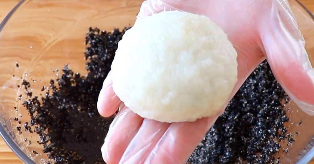 圖片[5]-【黑芝麻紅糖糯米糍粑】做法步驟圖 簡單美味 大人孩子喜歡吃-起舞食譜網