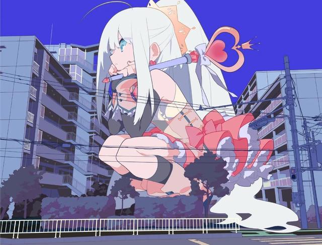 画师:望月けい，微信头像，画师:望月けい（这种线条硬朗独特画面美感）