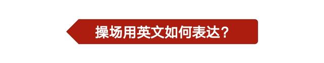 gym是什么意思英语，gym是什么意思（英语口语交际丨操场用英文如何表达）