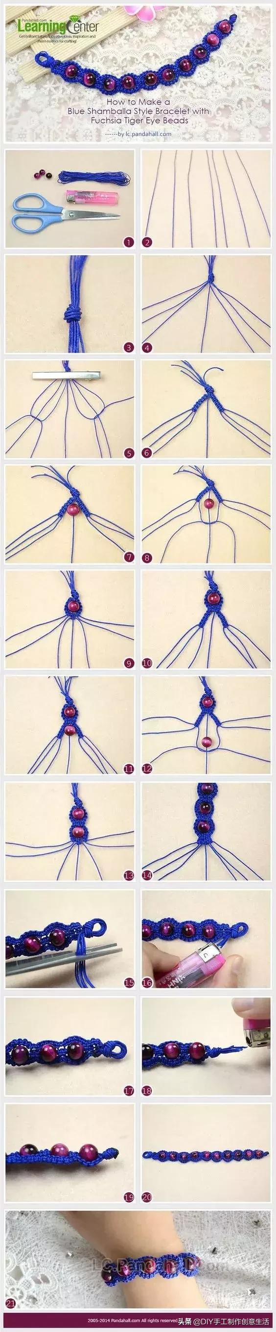二十四种手链编法，24种手工编绳（附最全编绳手链大全）