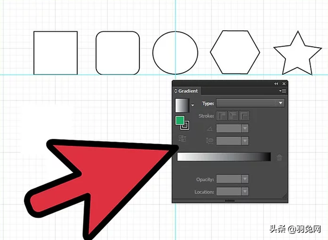 ai怎么填充颜色，AI里怎么一个图形填充多种颜色（ai怎么进行图片渐变）