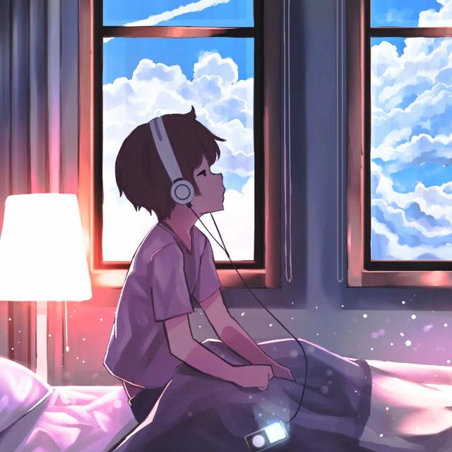 手绘情头，微信头像，唯美手绘情头（好看的手绘情侣头像）