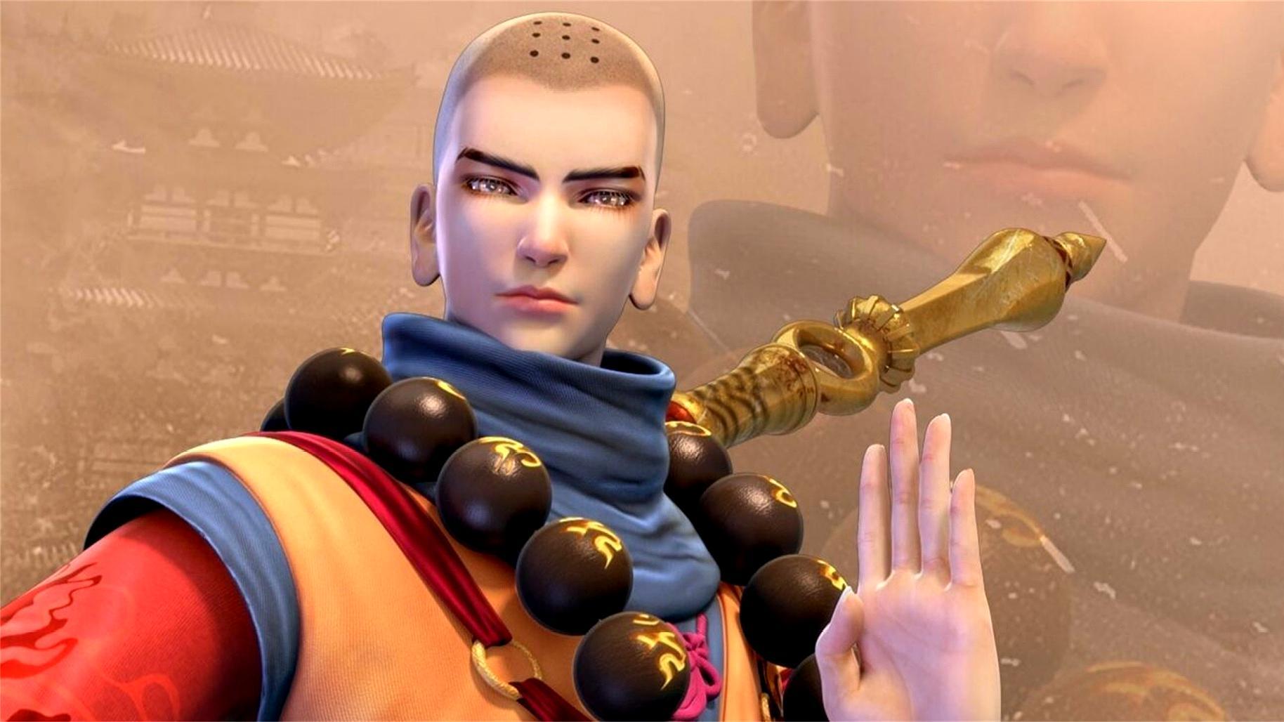 那些国漫超帅的和尚,大威天龙,世尊地藏,只是没有妖怪助其修行