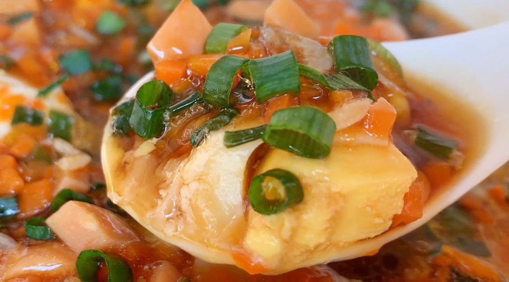 【蔥花蒸雞蛋】做法步驟圖 自己做不到5元 營養又解饞-起舞食譜網