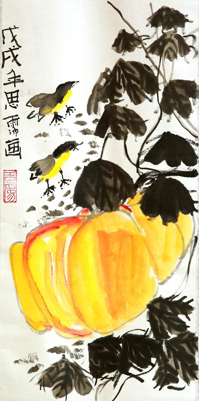 荷花池简笔画，荷花池简笔画手绘（美丽云浮——2020年云浮市庆祝六一儿童节少儿书画作品展）
