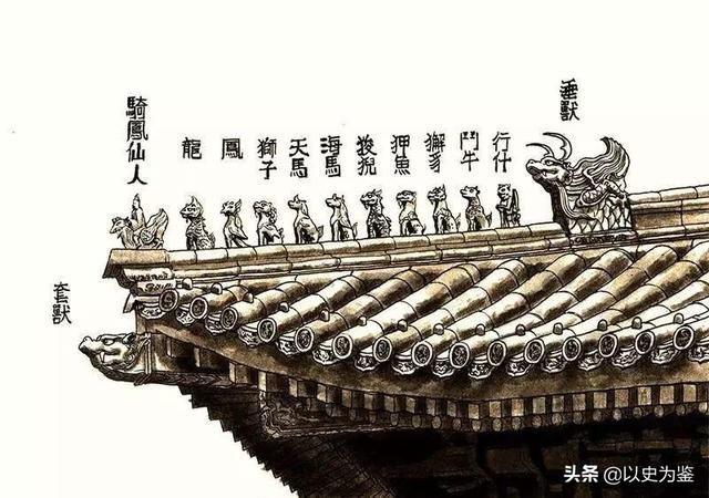 中国屋脊上的神兽都叫啥，中国屋脊上的神兽都叫啥（故宫知识：故宫太和殿神兽解密）