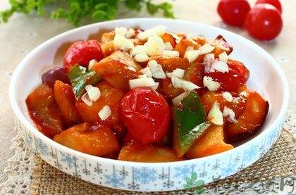 圖片[4]-【西紅柿蘑菇炒茄子】做法步驟圖  非常香推-起舞食譜網