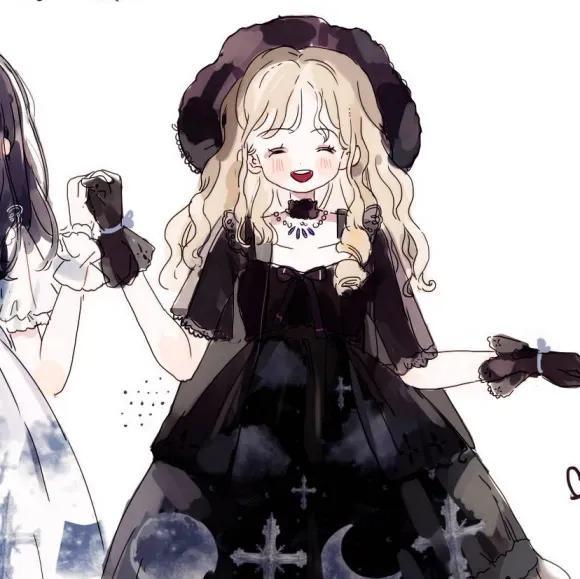 闺蜜头像二人各一张可爱，二人闺蜜专属头像可爱微信（可爱卡通动漫闺蜜头像）