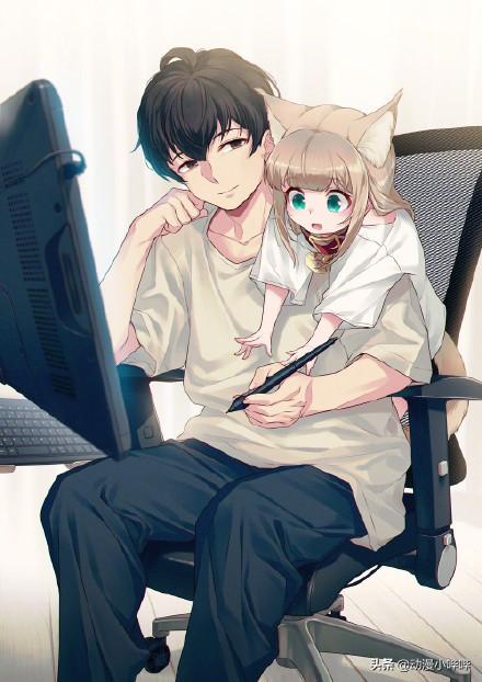 动漫问题二次元猫娘是什么意思，猫娘二次元卖萌（40原老师的猫咪“拟人化”又出新作了）