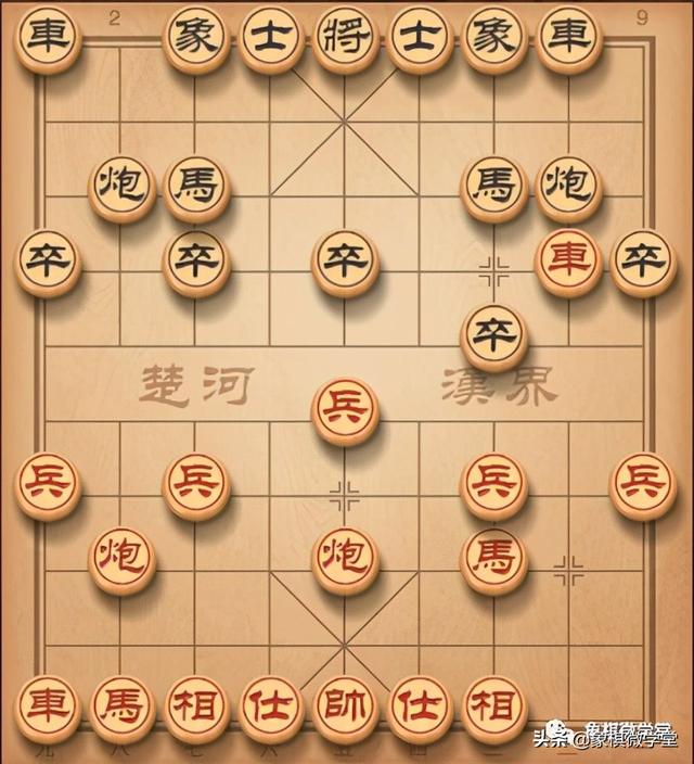 象棋牛头滚的下法，急进中兵、牛头滚、横车盘头马