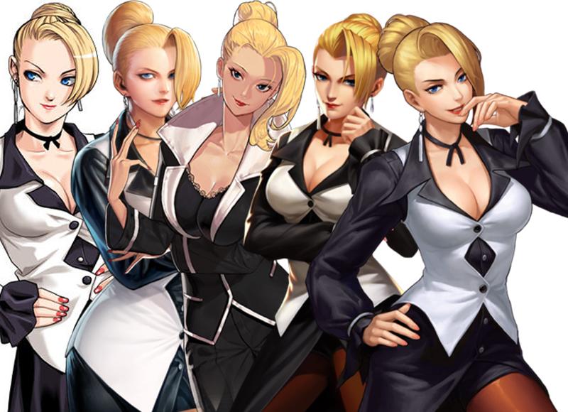 格斗游戏《拳皇》麦卓的最初人设,原来曾经的女王如此惨不忍睹