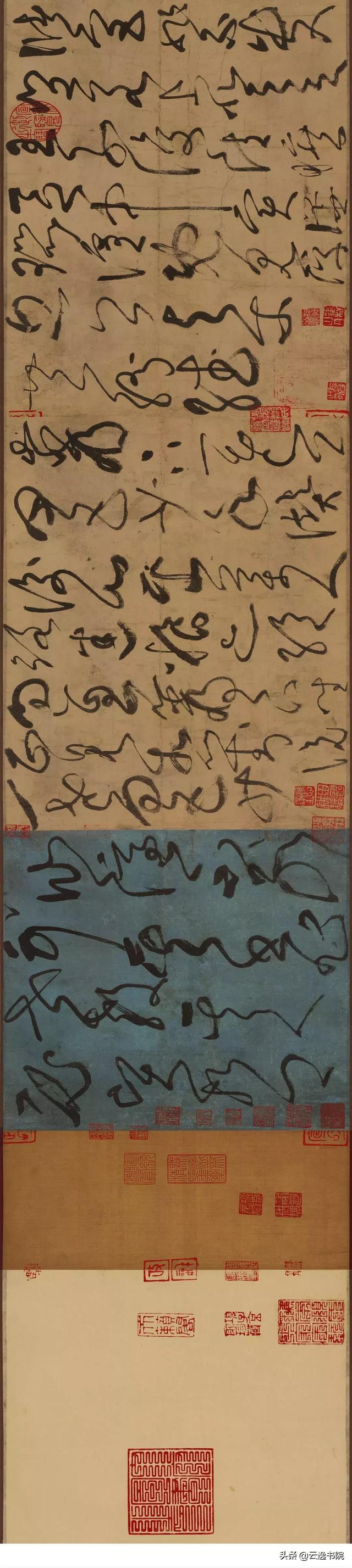 张旭古诗四帖临摹教学，张旭草书“古诗四帖”欣赏及临习秘笈