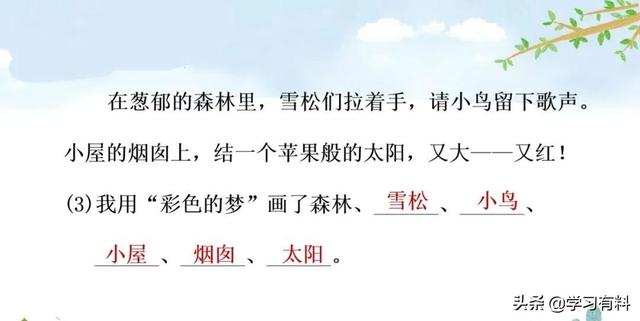 和拼音多音字组词，和拼音组词（统编语文二年级下册第8课《彩色的梦》图文解读+知识点+同步练习）