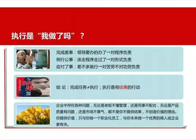 执行力的五大要素，提升工作执行力需要掌握哪4个要素（“是我做了么”）
