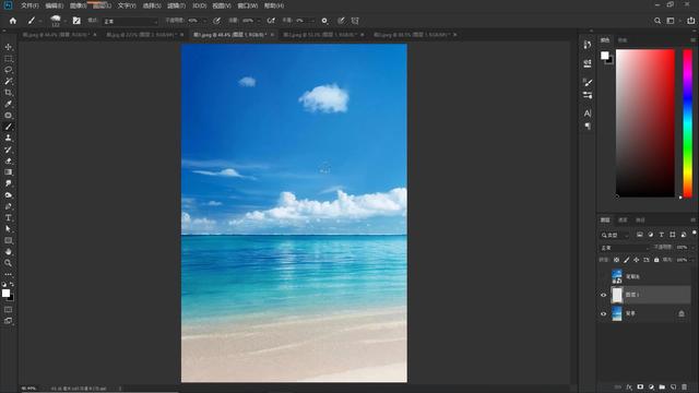 ps黑白快捷键，PS怎么快速把图片变成黑白色（3种方法制作云雾效果）