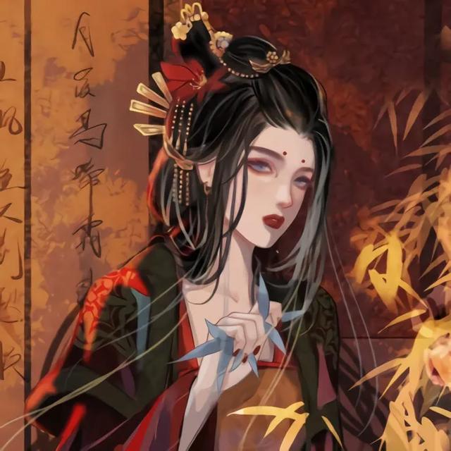 唯美古装女图，微信头像，唯美古装女图（手绘古风女生头像）