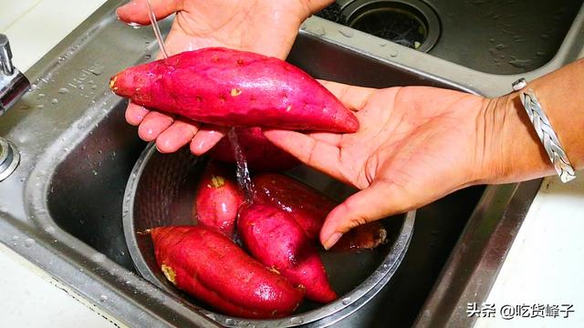 电饭锅烤红薯的做法，电饭煲烤红薯按什么键（原来烤红薯这么简单）