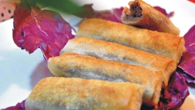 红豆沙春卷各种做法，这个方法做好吃又省油