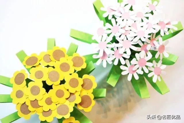 教师节礼物折纸手工花，手工折纸教程（教师节创意手工：一张纸）