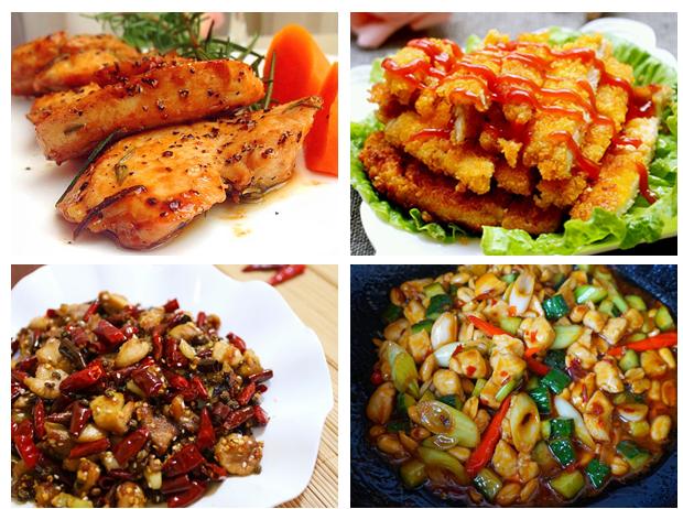 鸡胸脯肉的做法大全，鸡胸脯肉的做法大全 减肥（香煎、盐焗、凉拌、茄汁、宫保、酱爆…贼实用）