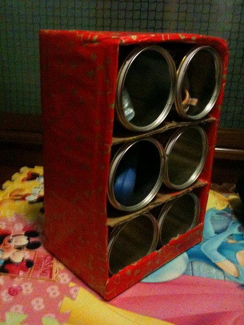 纸壳板自制鞋柜，自制木板鞋柜（给孩子做了个定制鞋柜）