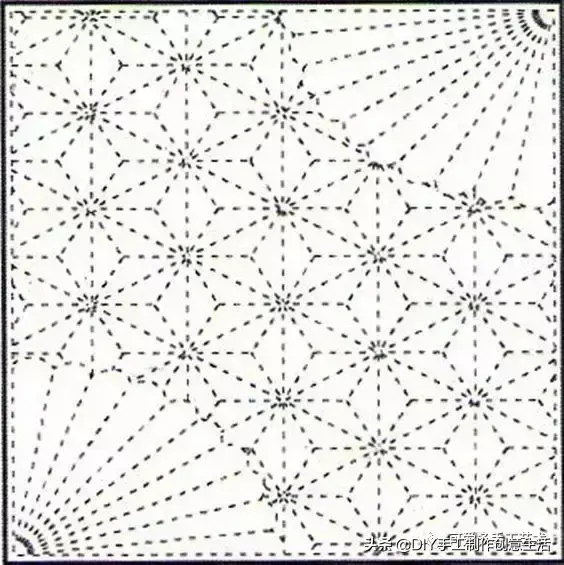 刺子绣入门针法教程，精致优雅的刺子绣