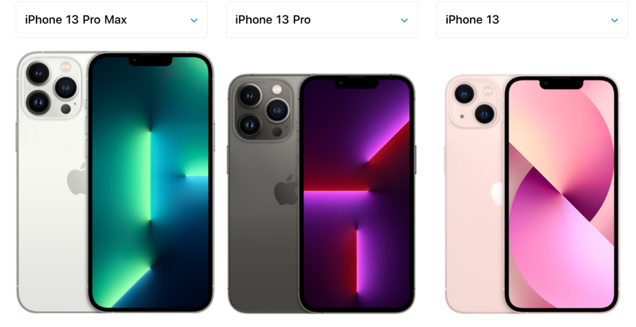 iphone13promax和13pro区别（iphone 13 pro比较13promax）