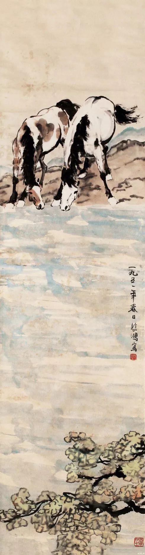 徐悲鸿擅长画什么，徐悲鸿爱画什么（徐悲鸿 国画辑录欣赏）