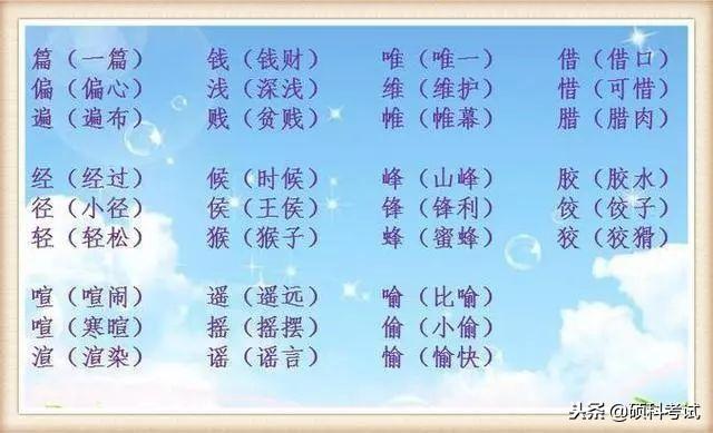 形声字有什么特点，形声字有什么特点和用法（小升初语文最常考的形近字专项知识汇总）