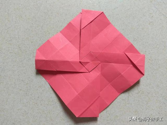 正版川崎玫瑰折法图解，川崎玫瑰折法（详细的图文教程来了）