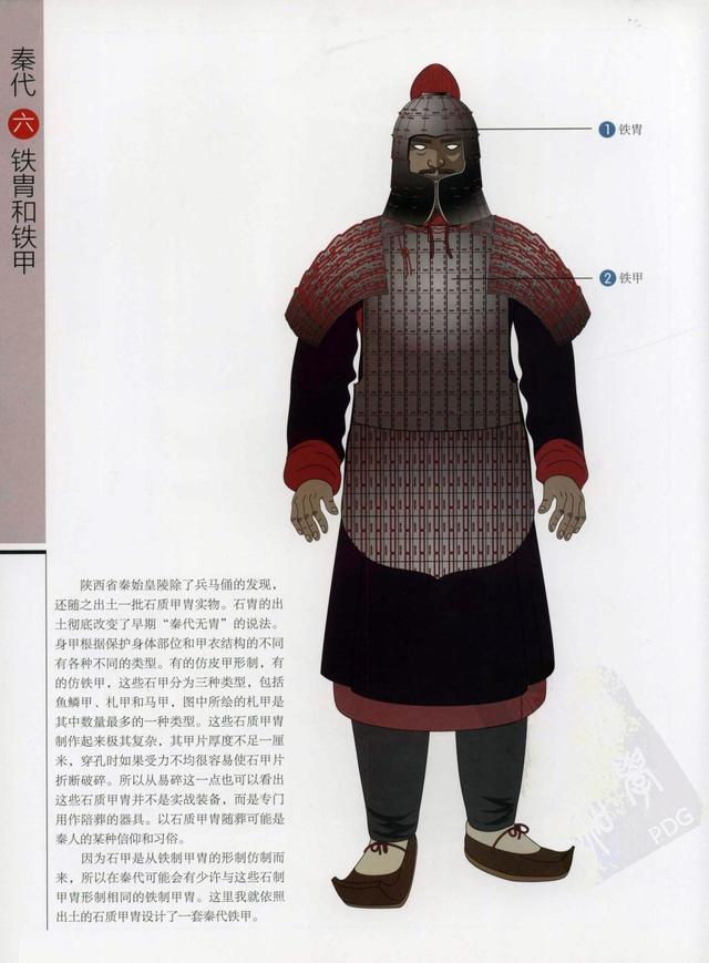 古代男子服饰的图解，周朝男子服装，详细描述（中国古代历代将士盔甲彩图）