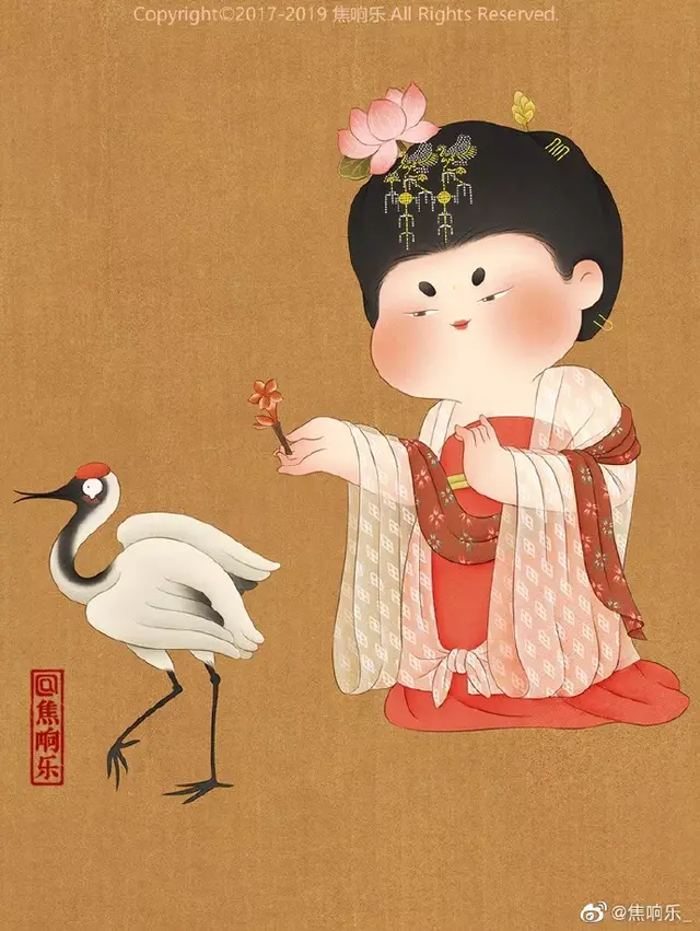 又胖又萌又可爱的图片，胖胖可爱的呆萌情侣头像微信（把千寻、周迅画成圆脸美人）