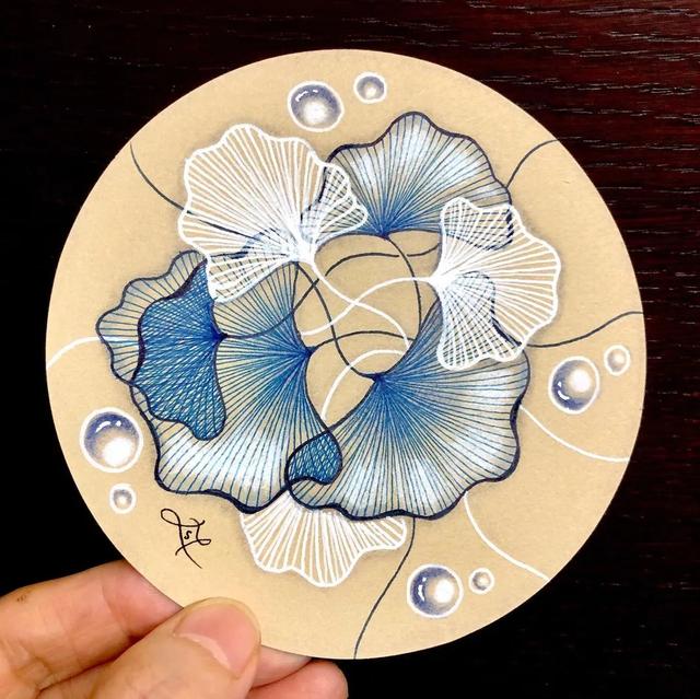 几步画出美丽画面，水粉画教程（5个步骤教你用最普通的笔）