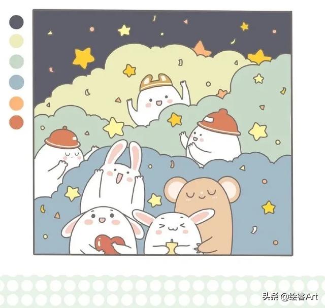 抖音最火可爱简笔画，抖音最火的简笔画（简笔画大佬成团可爱联萌）