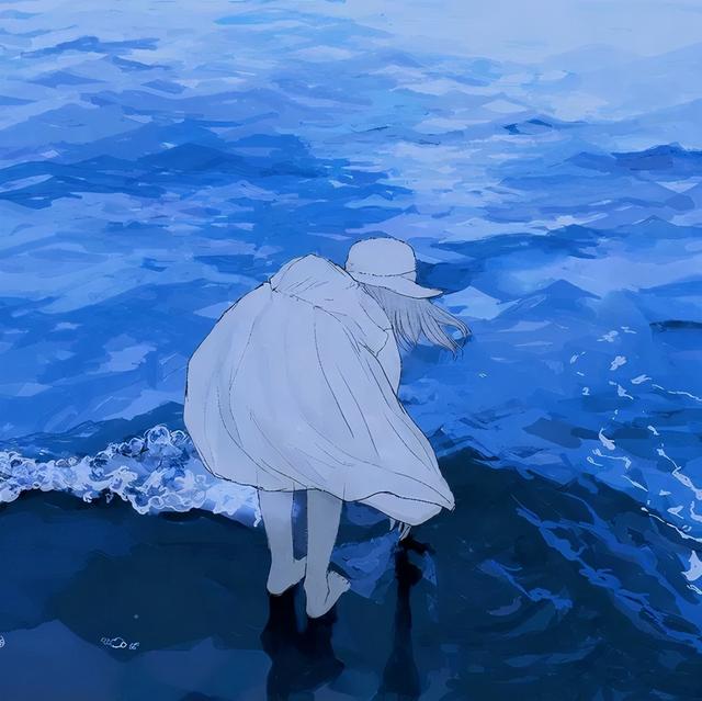 蓝色系头像微信，蓝色系头像（超纯净的治愈蓝色系头像）