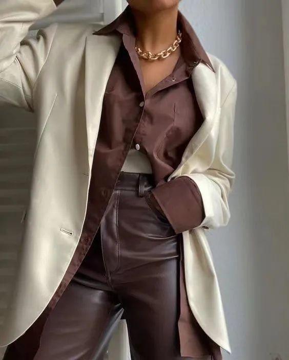 棕色颜色大全图片，咖啡色和棕色的区别（棕色，高级又有温度）