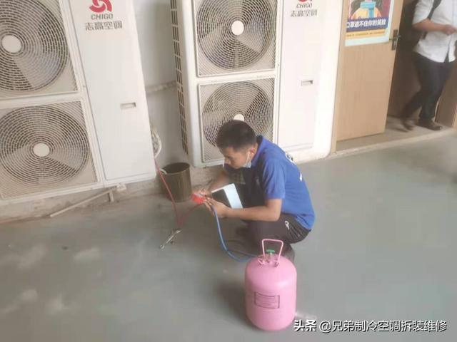 三菱空调加液，空调加氟及空调加冷媒的方法，提供大家参考（<方法大全>空调加氟方法教程）