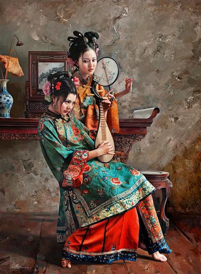 著名油画家,中国当代十大油画家(谁说不能用油画来画中国传统女子) 著名油画家,中国当代十大油画家(谁说不能用油画来画中国传统女子)