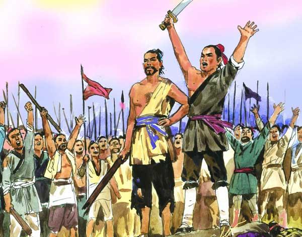 第一次农民起义，我国历史上第一次大规模农民起义（历史上首次农民大起义）