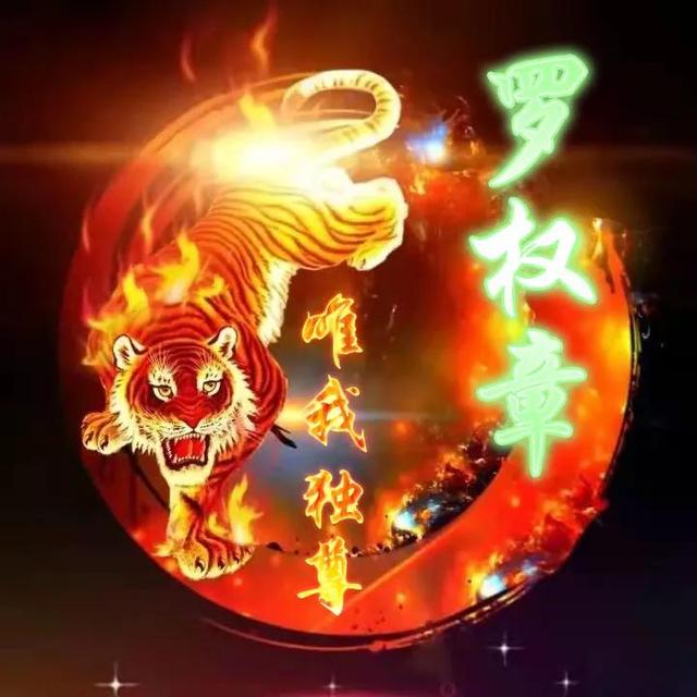 卡通老虎图片，虎（霸气虎全名微信头像：唯我独尊）