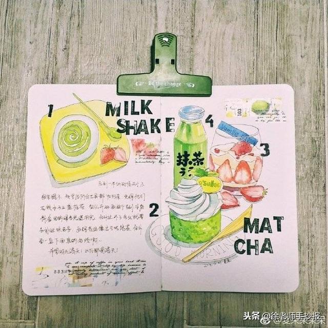小学生美食手抄报，美食手抄报简单又漂亮字少（手抄报制作可参考）