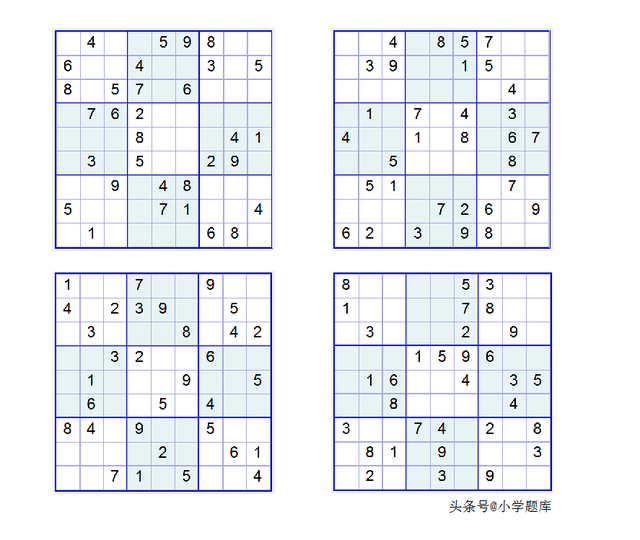 数独的入门解题方法，九宫数独练习和方法