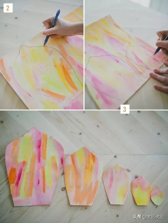 教师节礼物折纸手工花，手工折纸教程（教师节创意手工：一张纸）