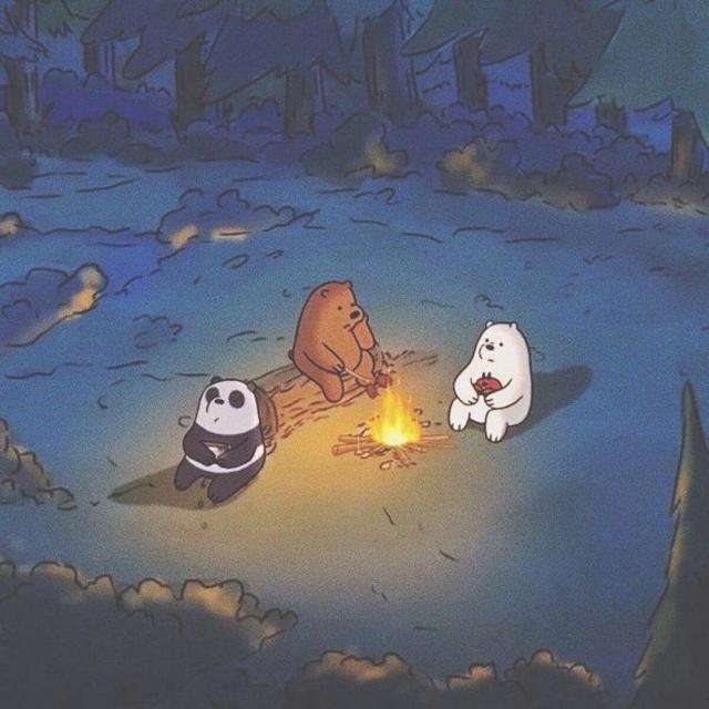 咱们裸熊白熊头像，咱们裸熊--白熊微信（我只是不开心）