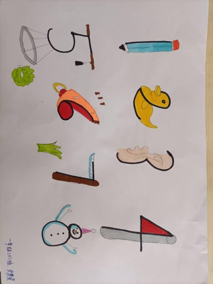 数字创意画一年级，儿童简单趣味数字创意画—0变水果的画法（小小数字画 创意无限大）