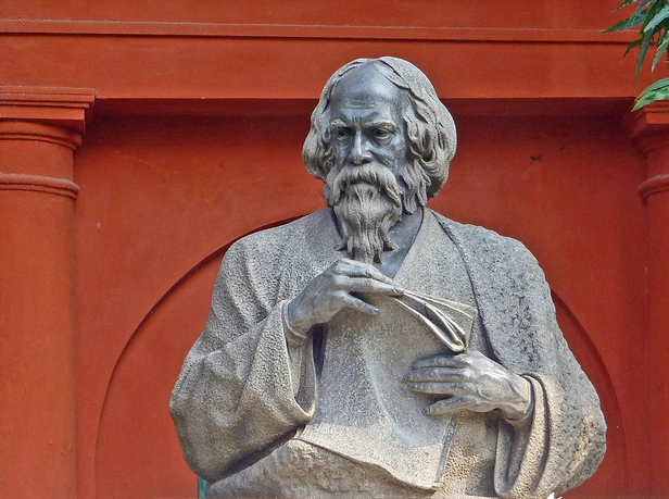 “灿白两个大傻子.”♡，灿白百度百科（泰戈尔《吉檀迦利》第一篇亚洲获得诺贝尔奖的大作图片）