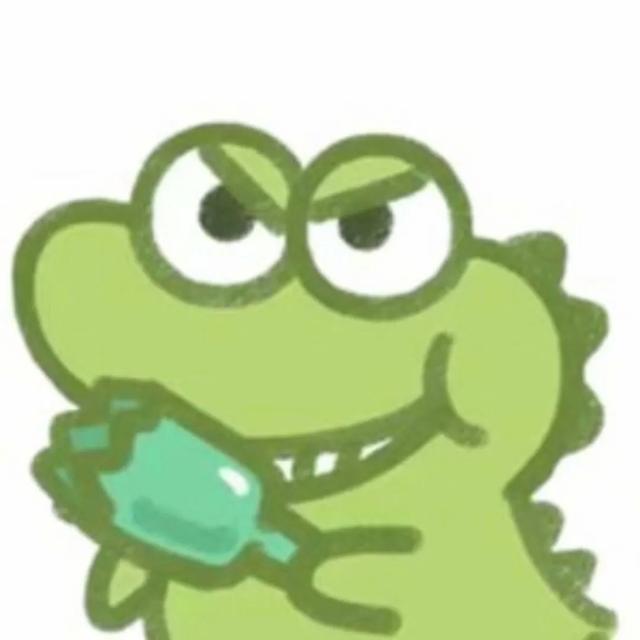 你们想要的鳄鱼头来喽，微信头像，你们想要的鳄鱼头来喽（卡通头像，可可爱爱小鳄鱼）
