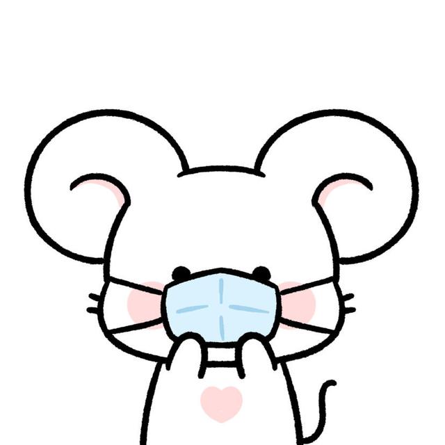 戴口罩的卡通图片，ㅤ|戴口罩卡通头像微信（戴口罩的小动物卡通头像）
